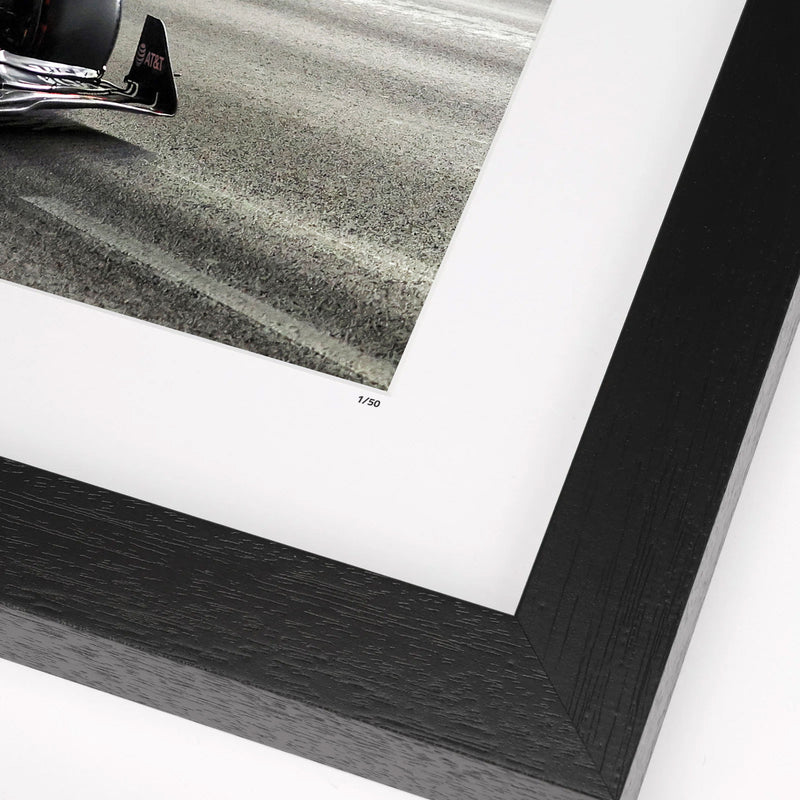 Max Verstappen 2025 Victory in Vegas Framed Print – Las Vegas GP