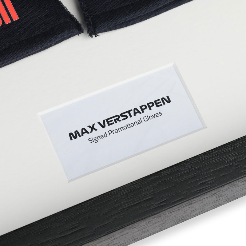 Max Verstappen Signed Red Bull Racing Grand Prix Used Gloves