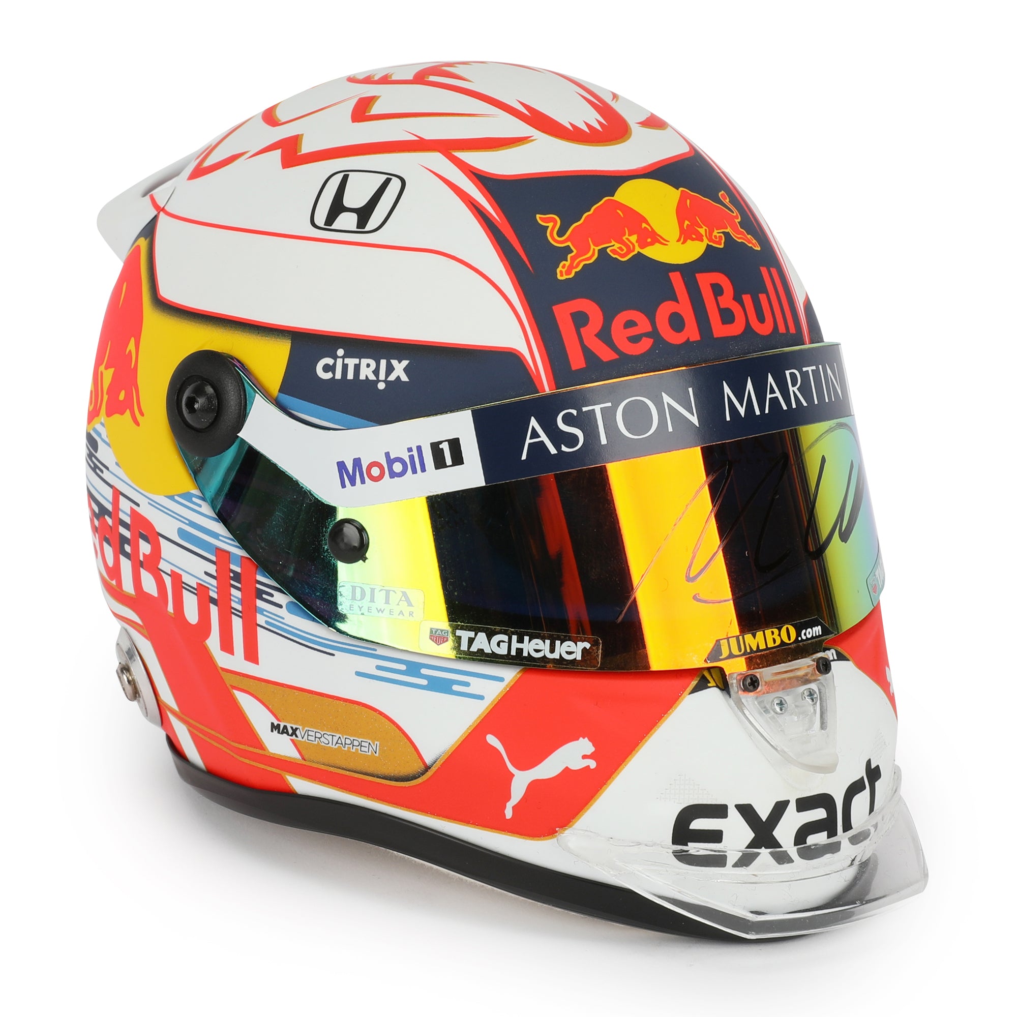 Max Verstappen 2019 Signed Red Bull Racing 1:2 Scale Helmet