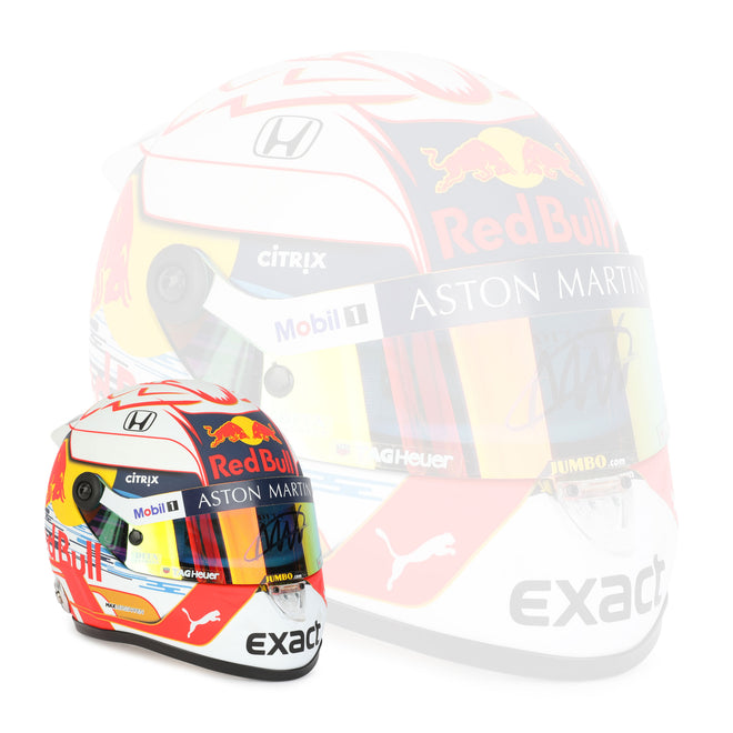Miami Auction LOT 044 - Max Verstappen 2019 Red Bull 1:2 Scale Helmet – Signed