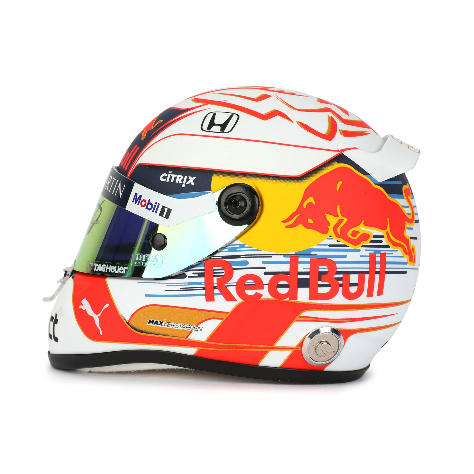 Miami Auction LOT 044 - Max Verstappen 2019 Red Bull 1:2 Scale Helmet – Signed