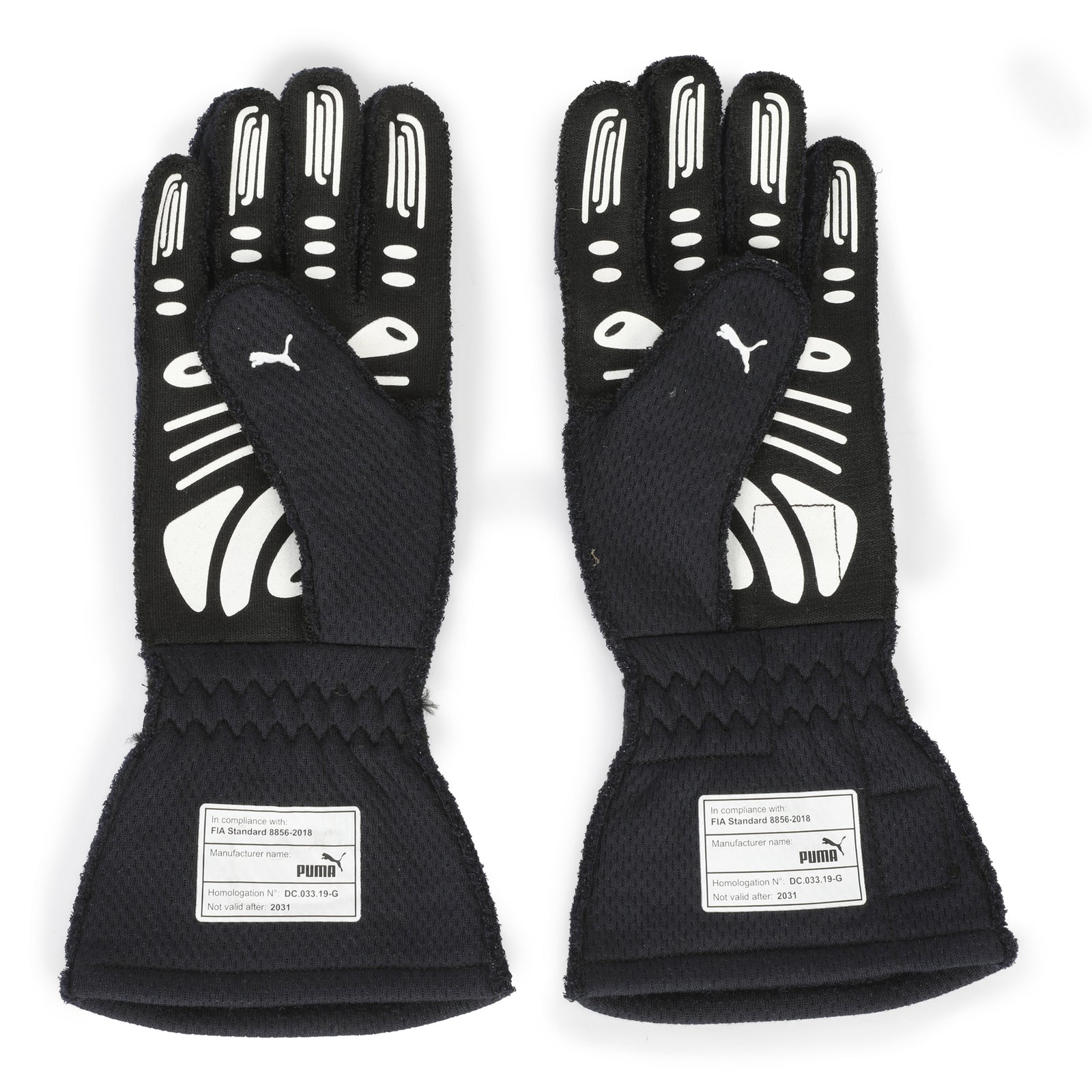 Season Launch LOT 039 - Max Verstappen 2021 Red Bull Gloves - USA GP Used