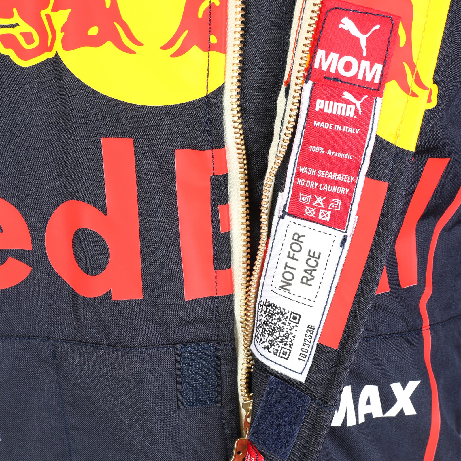 Miami Auction LOT 020 - Max Verstappen 2022 Oracle Red Bull Racing Race Suit – Signed Replica