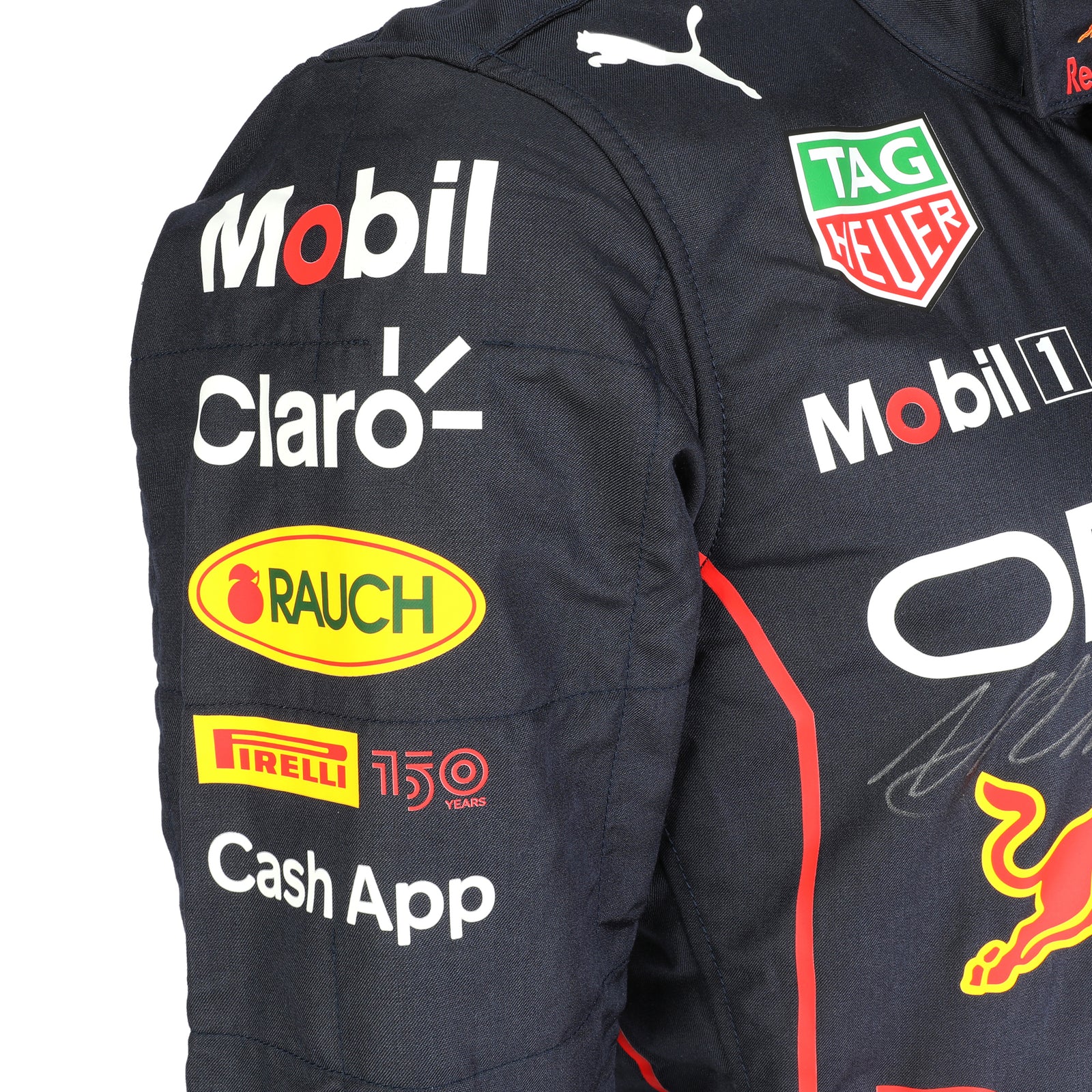 Miami Auction LOT 020 - Max Verstappen 2022 Oracle Red Bull Racing Race Suit – Signed Replica