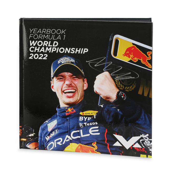 Red Bull Double World 2022 Champions Max Verstappen Signed Year Book