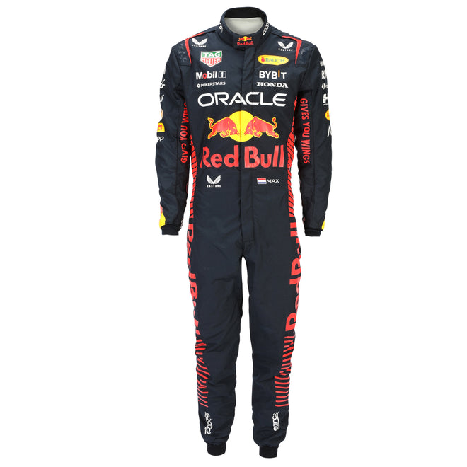 Miami Auction LOT 003 - Max Verstappen 2023 Oracle Red Bull Racing Race Suit – With Certificate of Authenticity