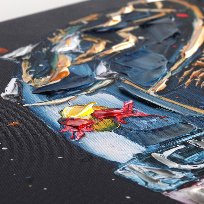 Max Verstappen 'Title Domination' 2023 Oracle Red Bull Racing Hand Embellished Canvas - Paul Oz