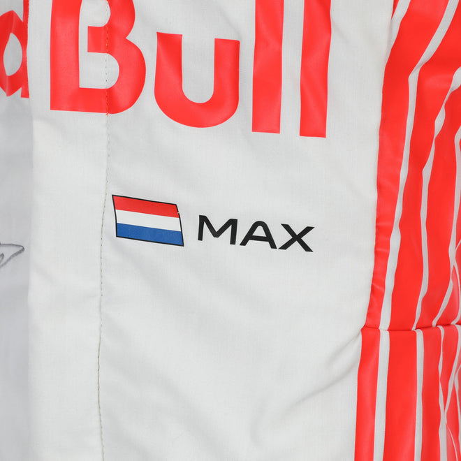 Authentic Max Verstappen 2025 Oracle Red Bull Racing Japanese Grand Prix race suit, premium Formula 1 collector piece and motorsport memorabilia