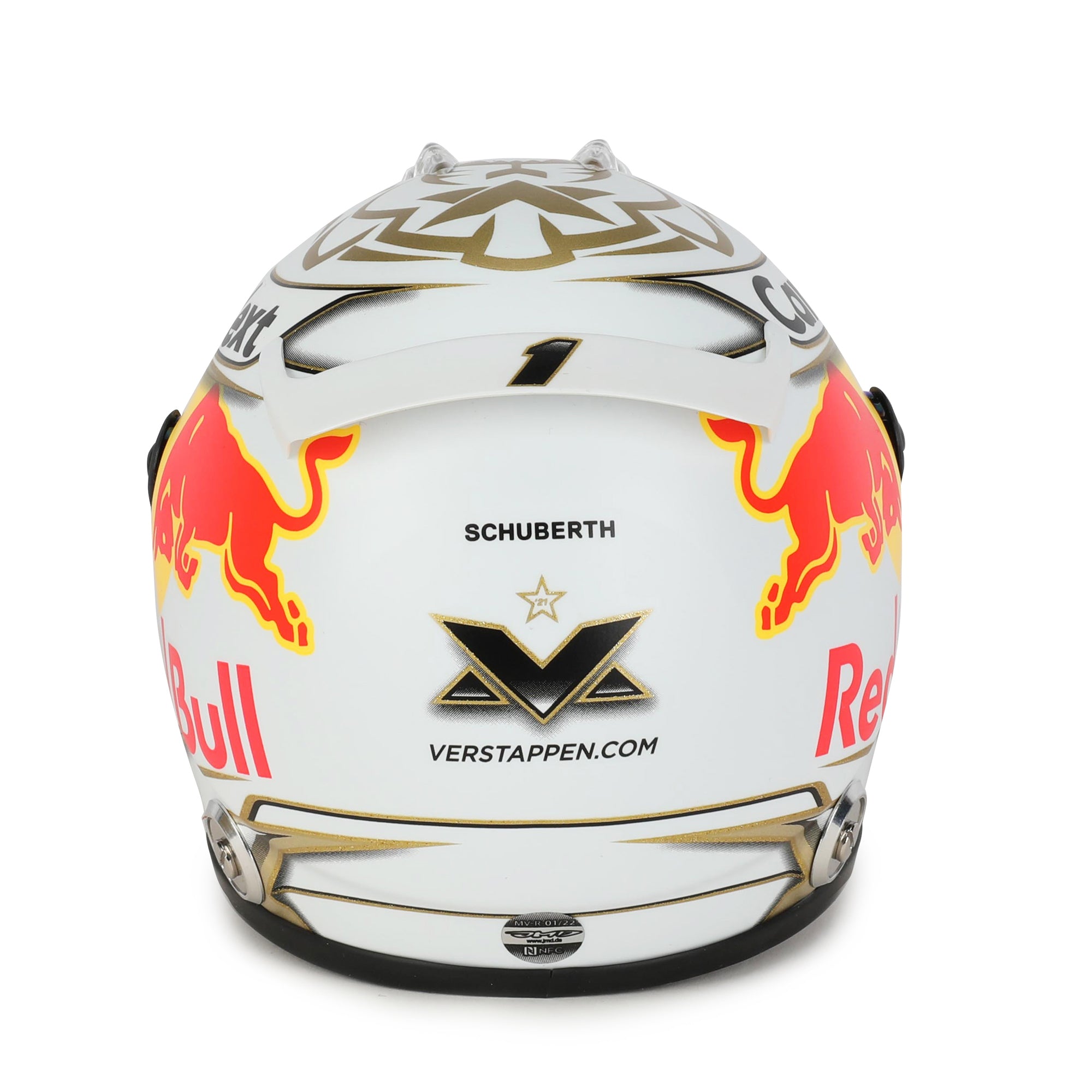 Max Verstappen Signed 2022 Red Bull 1:2 Scale Helmet