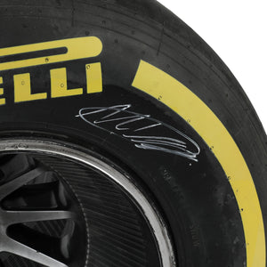 LOT 038 - Max Verstappen 2018 Signed Red Bull Racing Wheel and Tyre