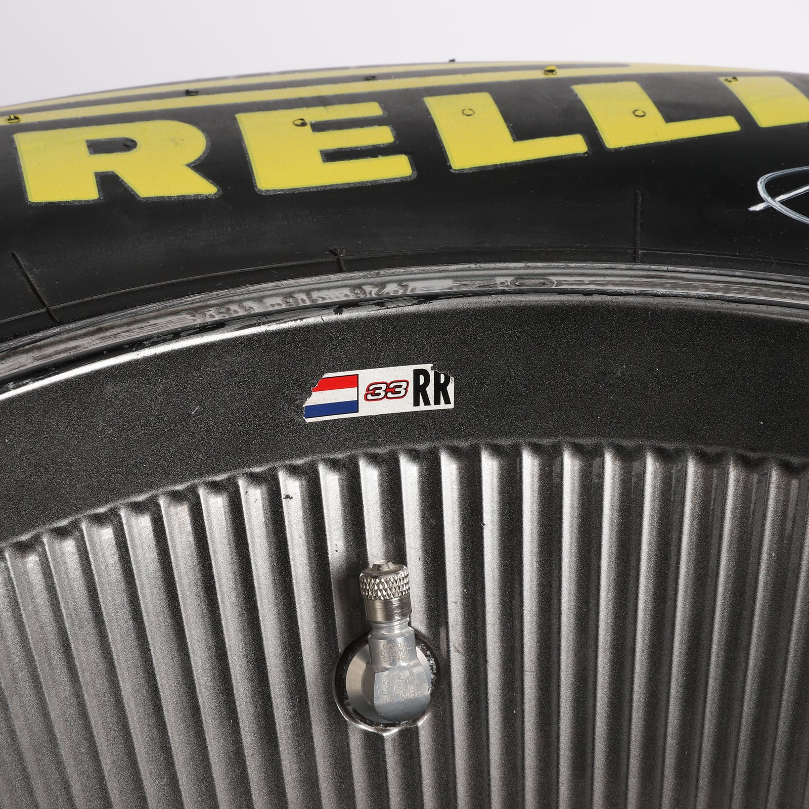 LOT 038 - Max Verstappen 2018 Signed Red Bull Racing Wheel and Tyre