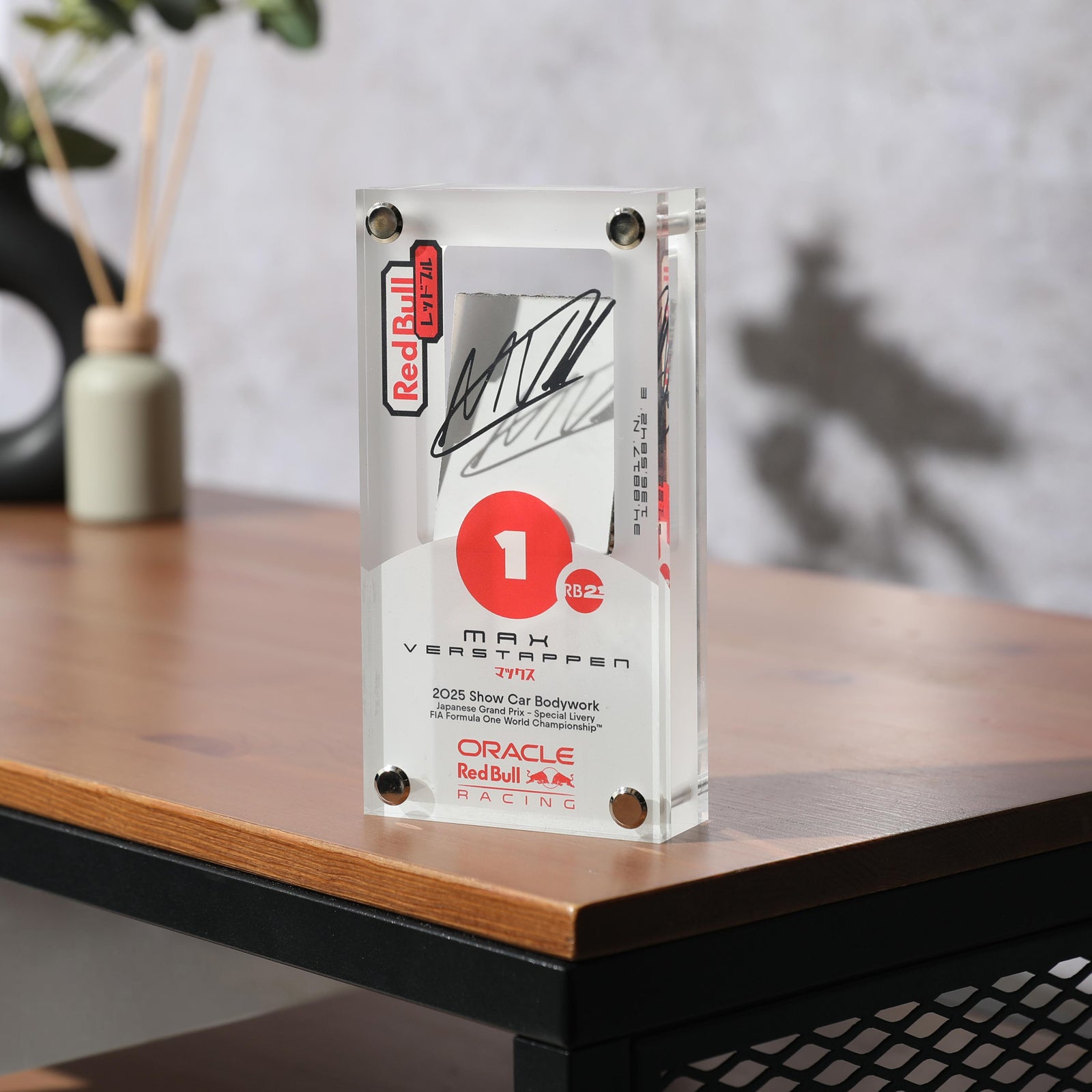 Max Verstappen 2025 Oracle Red Bull Racing Show Car Bodywork in Acrylic - Japanese GP Edition