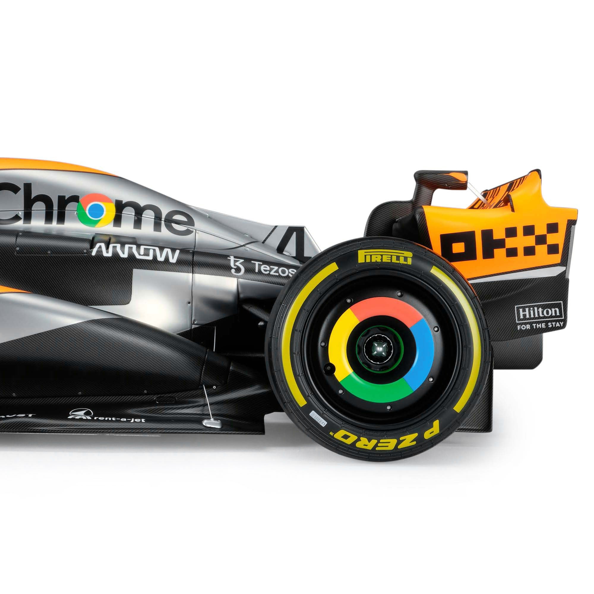 Limited Edition Lando Norris 2023 McLaren MCL60 1:8 Scale Model – British GP