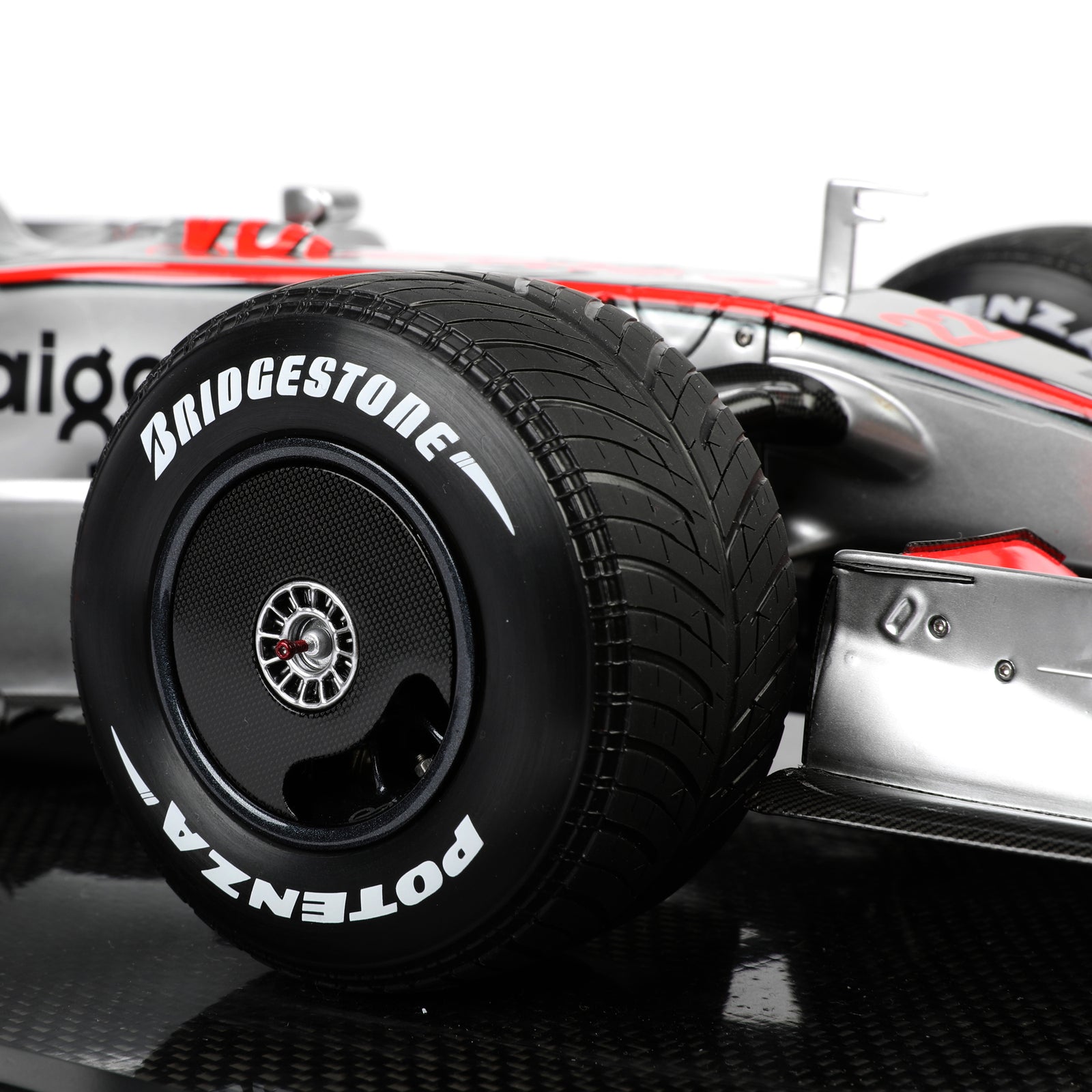 Season Launch LOT 014 – Lewis Hamilton 2008 McLaren MP4-23A 1:8 Scale Model Car - Monaco GP Amalgam