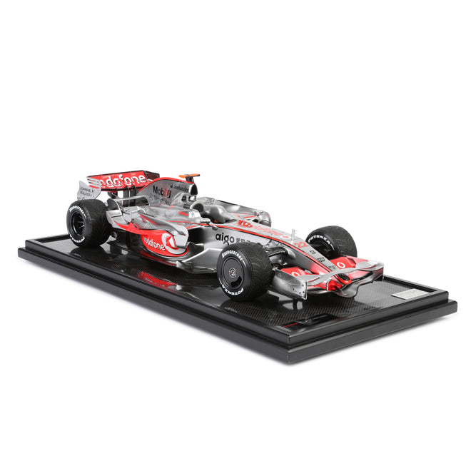 Season Launch LOT 014 – Lewis Hamilton 2008 McLaren MP4-23A 1:8 Scale Model Car - Monaco GP Amalgam