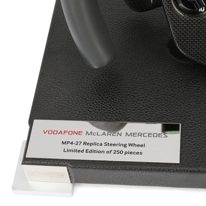 Season Launch LOT 017 – 2012 McLaren MP4-27 Steering Wheel - Amalgam Replica