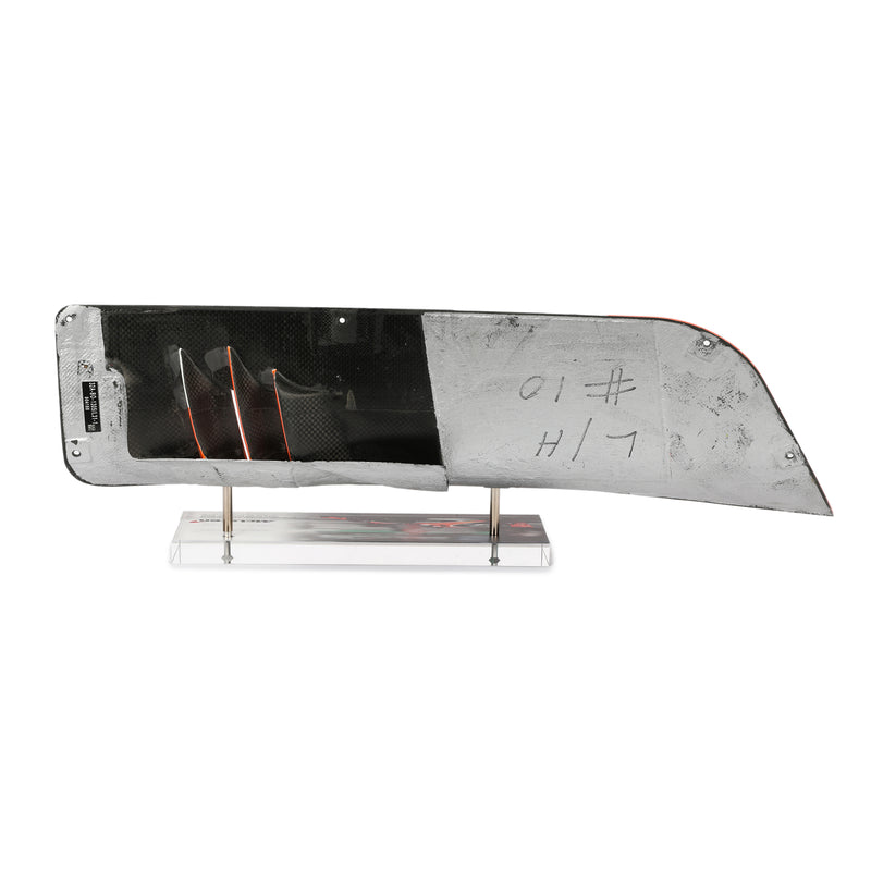 McLaren Formula 1 MCL-32 LH shoulder louvre 2017 aerodynamic bodywork display stand piece