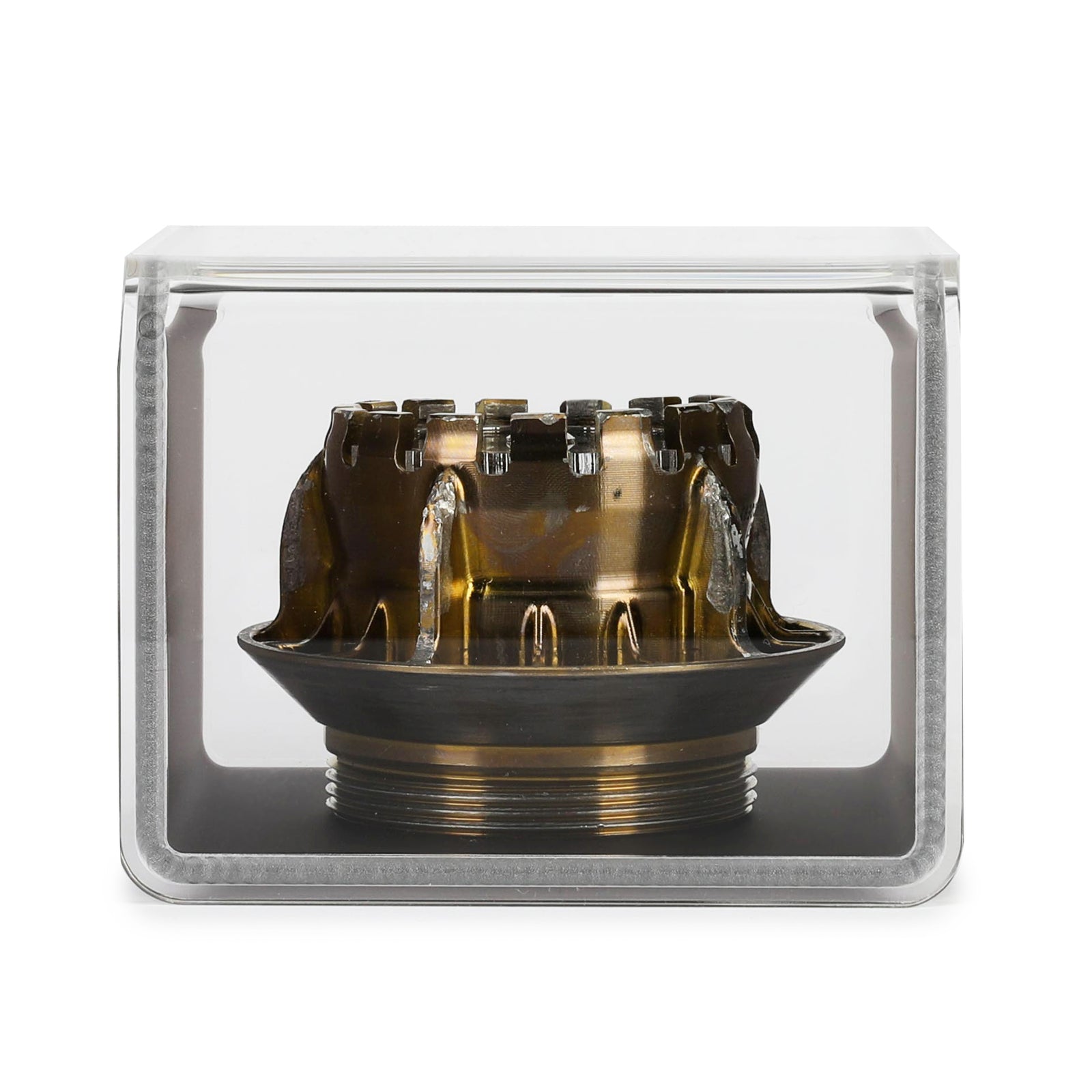 McLaren F1 Team 2022 Grand Prix Used Gold Wheel Nut in Display Case
