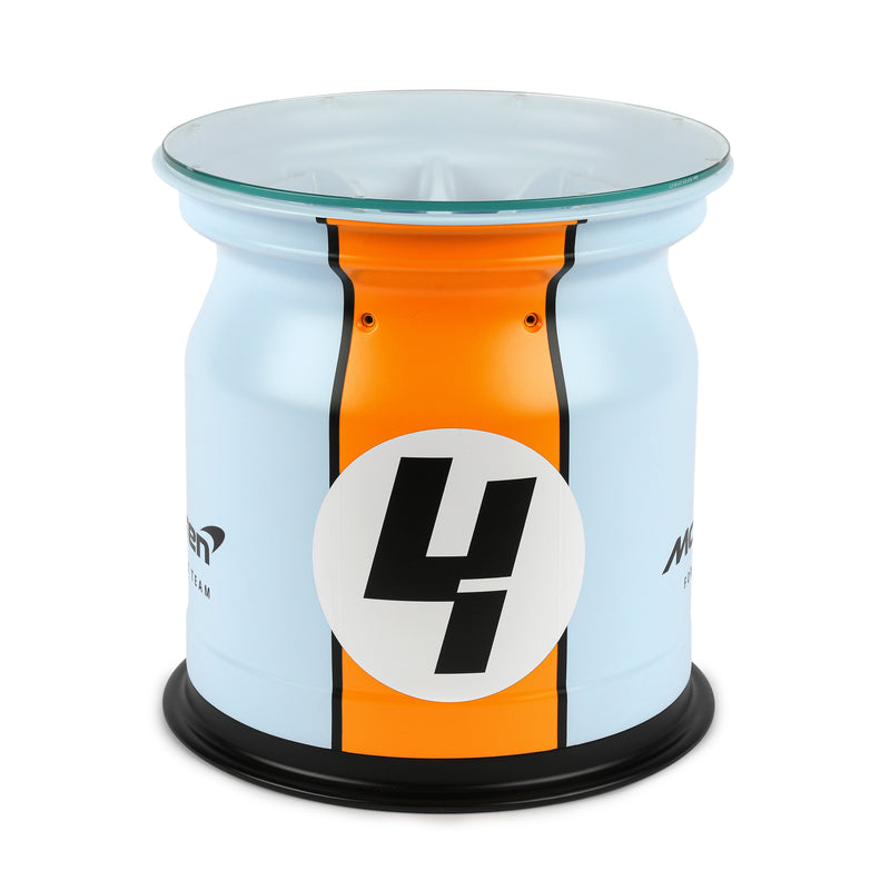 Lando Norris 2021 McLaren F1 Team Gulf Livery Front Wheel Rim Table