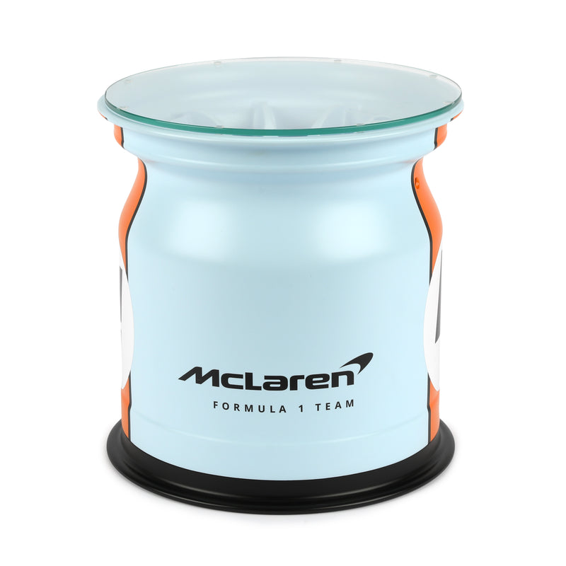 Lando Norris 2021 McLaren F1 Team Gulf Livery Front Wheel Rim Table