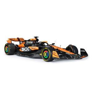 Limited Edition Oscar Piastri 2024 McLaren MCL38 1:8 Scale Model – Miami GP Amalgam Collection