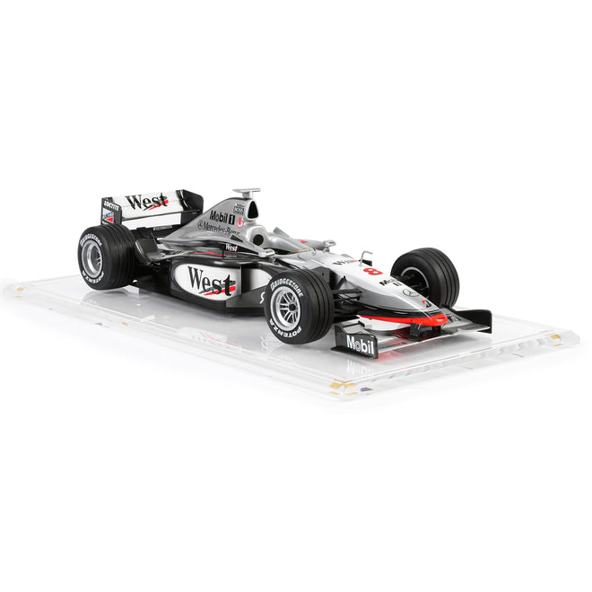 Season Launch LOT 013 – Mika Hakkinen 1998 Mclaren MP4-13 1:8 Scale Model Car - Signed