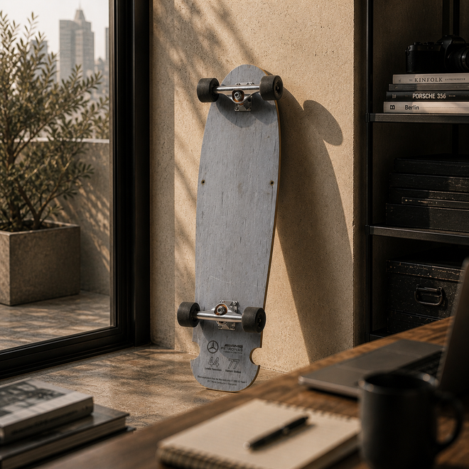 Mercedes-AMG Petronas F1 Team 2017 Skid Block Skateboard