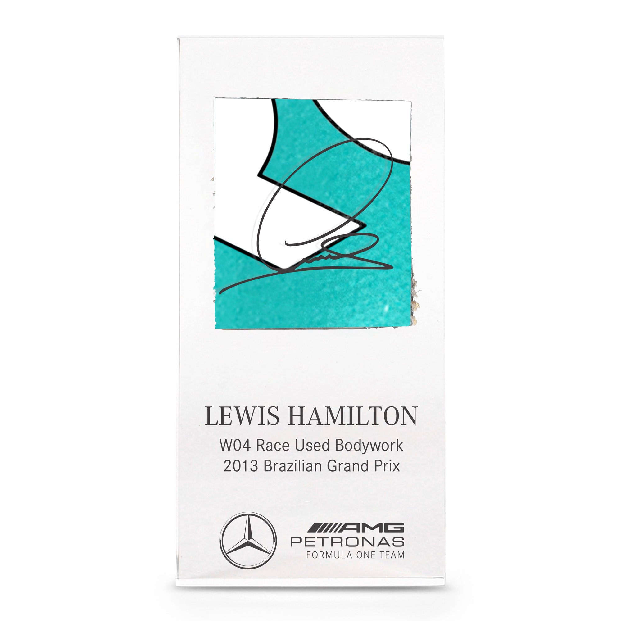 Lewis Hamilton 2013 Bodywork In Acrylic - Brazilian GP