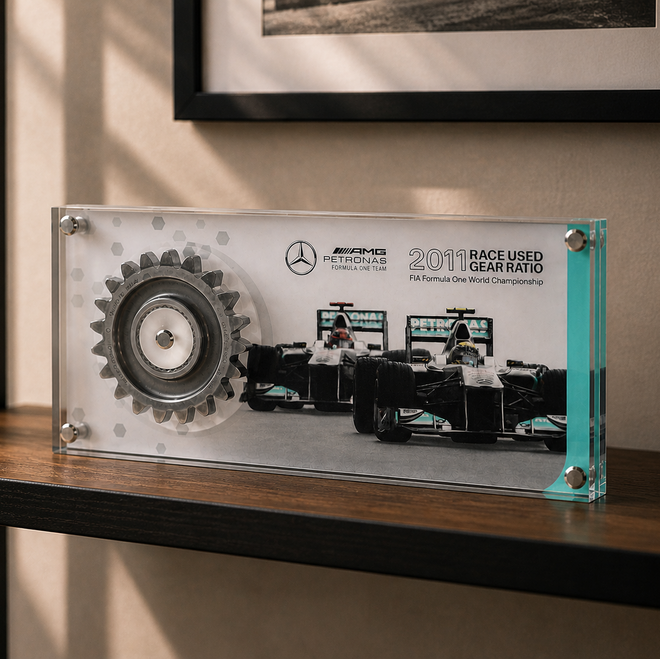 Mercedes AMG Petronas 2011 Gear Ratio in Acrylic