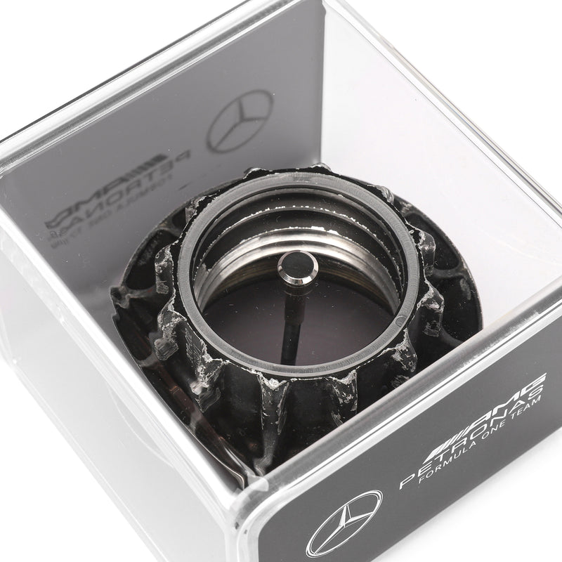 Mercedes AMG Petronas 2013 Grand Prix Used Wheel Nut in Display Case - Black