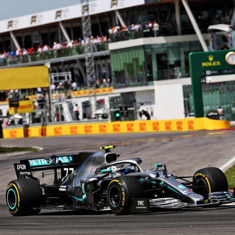 Mercedes-AMG PETRONAS F1® Team 2018 Season Used Rear Wheel Rim Table