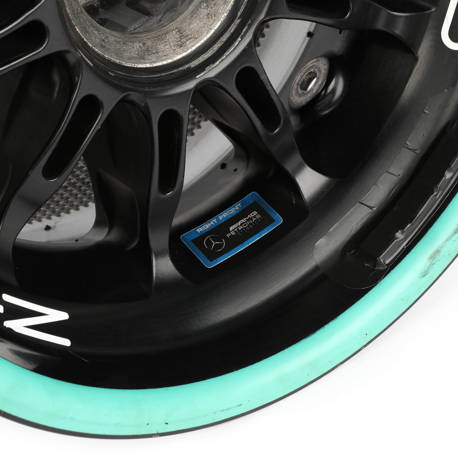 Mercedes-AMG PETRONAS F1® Team 2019 Season Used Front Wheel Rim Table