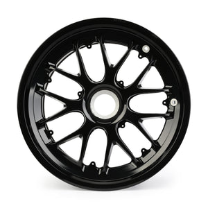 Mercedes Formula 1 Team 2025 front wheel rim table upcycled racing wheel furniture