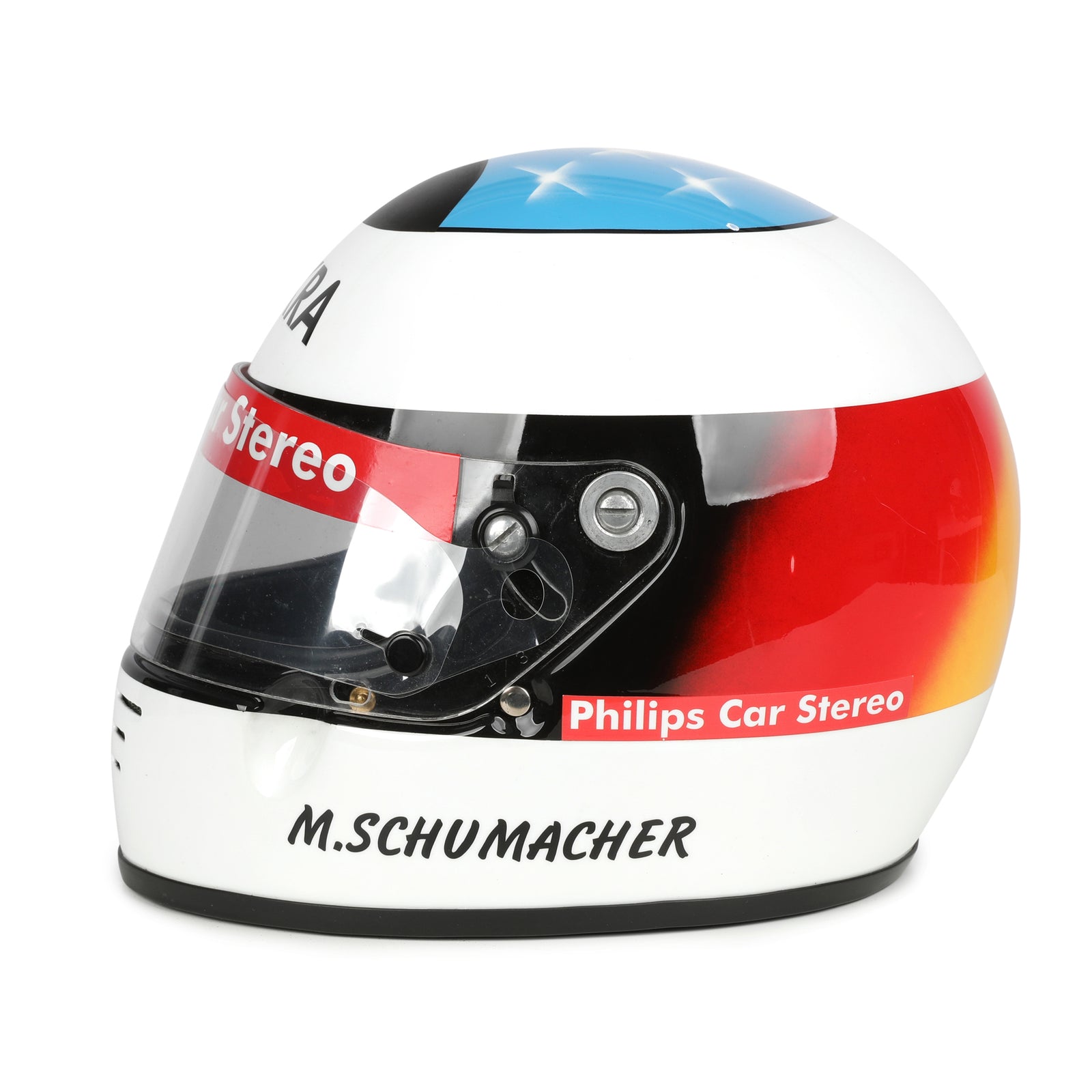 LOT 741 - Michael Schumacher 1991 Jordan Helmet – Belgium GP Replica
