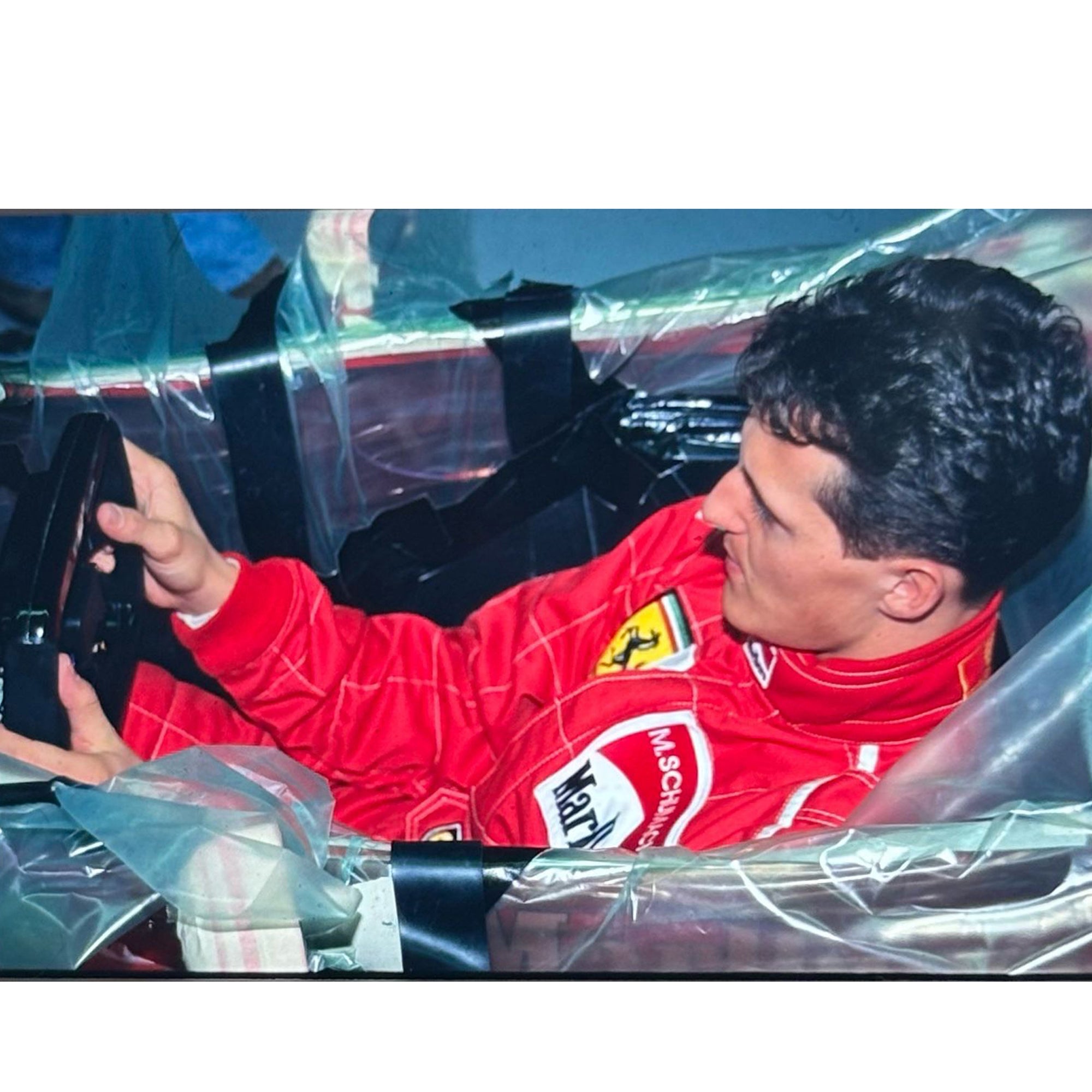 Michael Schumacher Test Used Suit from Fiorano – 1996 Formula One Season