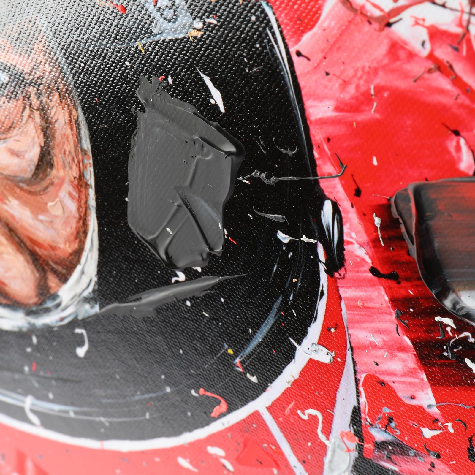 Michael Schumacher 'Michael 2004 Champion Edition' Hand Embellished Canvas – David Johnson