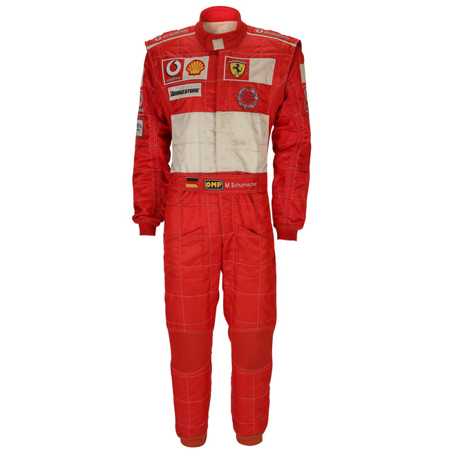 LOT 147 - Michael Schumacher Scuderia Ferrari Used Race Suit – 2004 Formula One Season