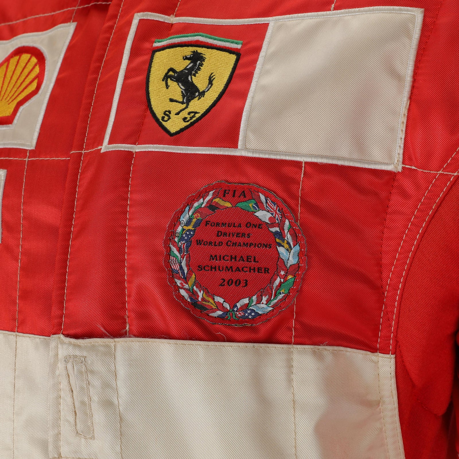 LOT 147 - Michael Schumacher Scuderia Ferrari Used Race Suit – 2004 Formula One Season