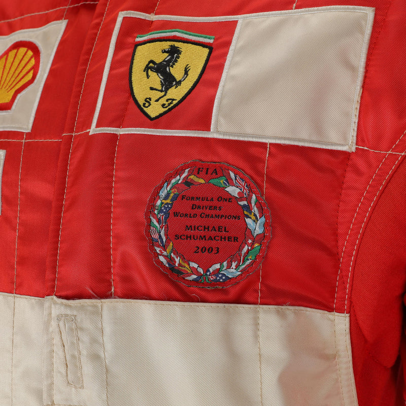 LOT 147 - Michael Schumacher Scuderia Ferrari Used Race Suit – 2004 Formula One Season