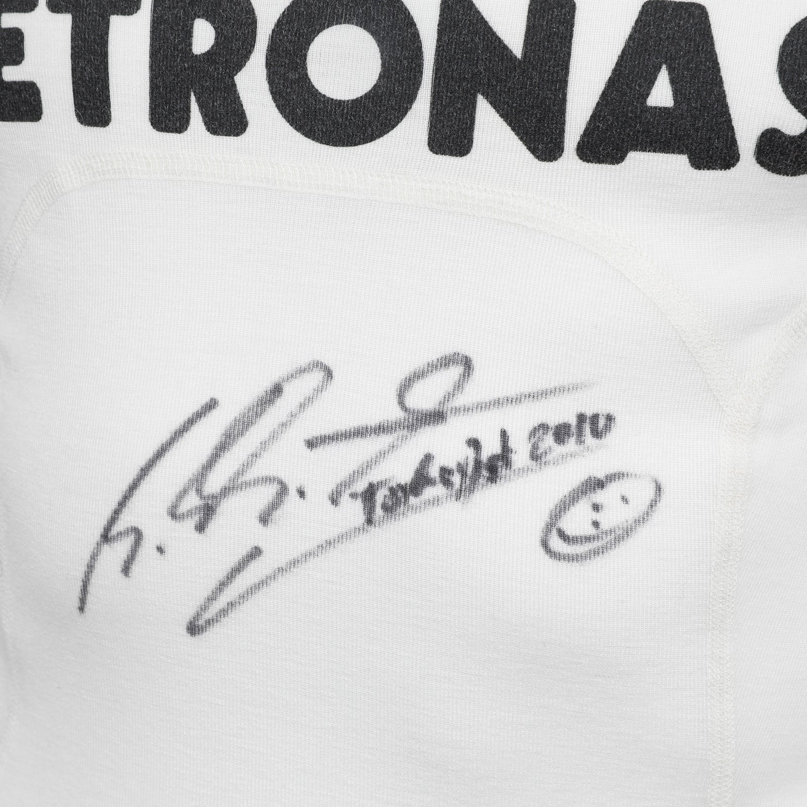 LOT 647 - Michael Schumacher 2010 Mercedes Nomex - Turkey GP Used Signed