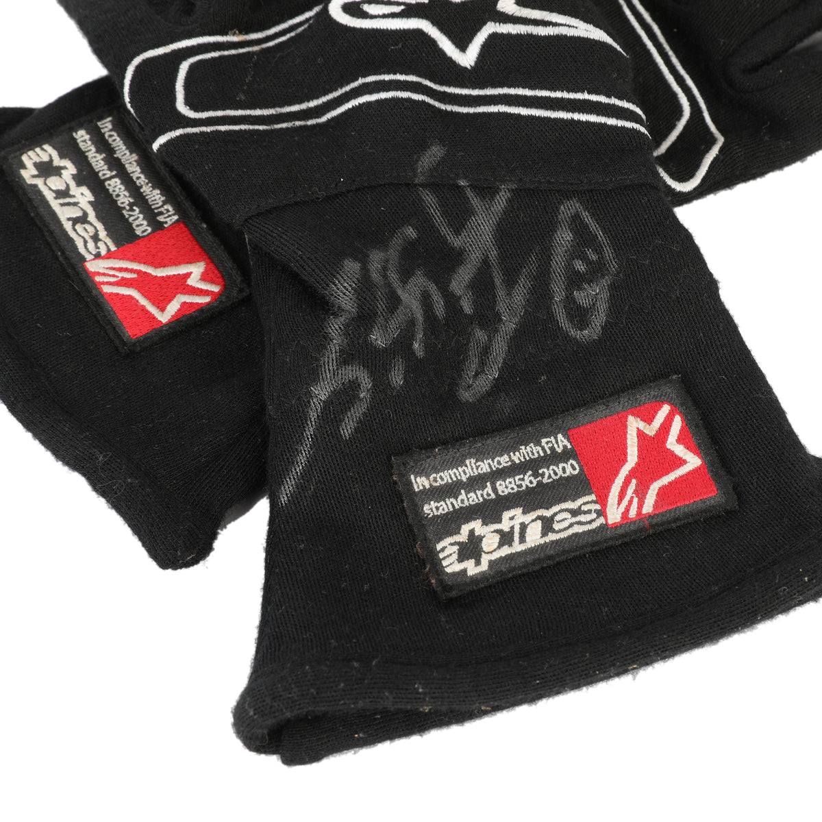 The Austin Auction LOT 067 - Michael Schumacher 2010 Signed Alpinestars Racing Gloves