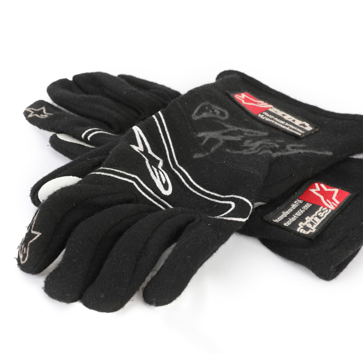 The Austin Auction LOT 067 - Michael Schumacher 2010 Signed Alpinestars Racing Gloves