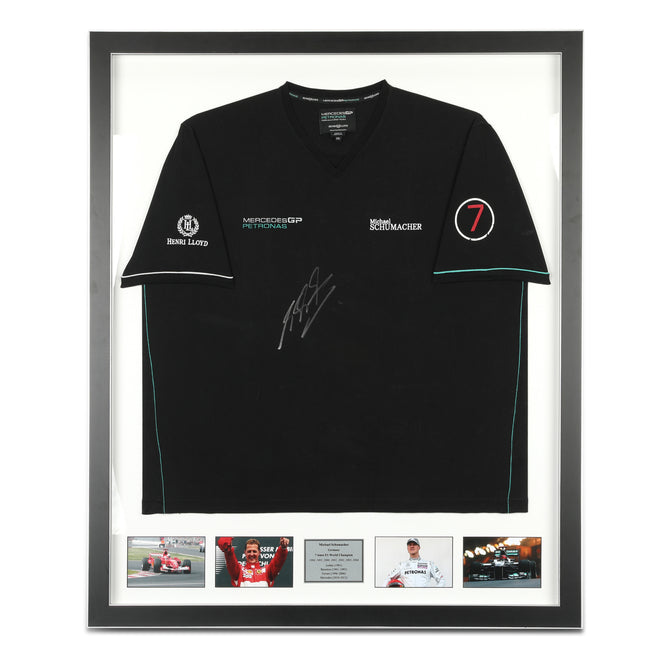 Miami Auction LOT 044 - Michael Schumacher Signed Mercedes Team Shirt
