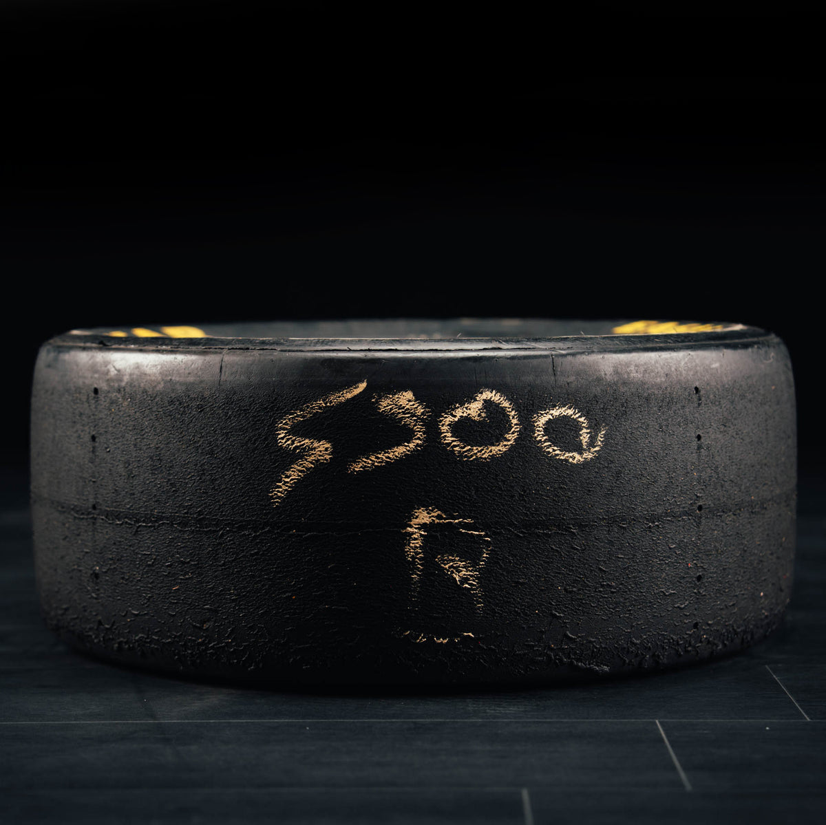 The Austin Auction LOT 044 - Michael Schumacher 1990s Goodyear Eagle F1 Slick Front Tyre - Signed