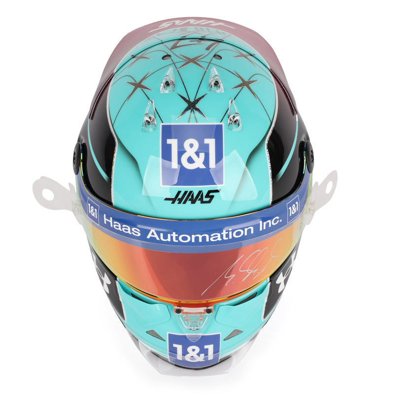Officially Licensed Mick Schumacher 2022 Signed Replica Helmet – Miami GP