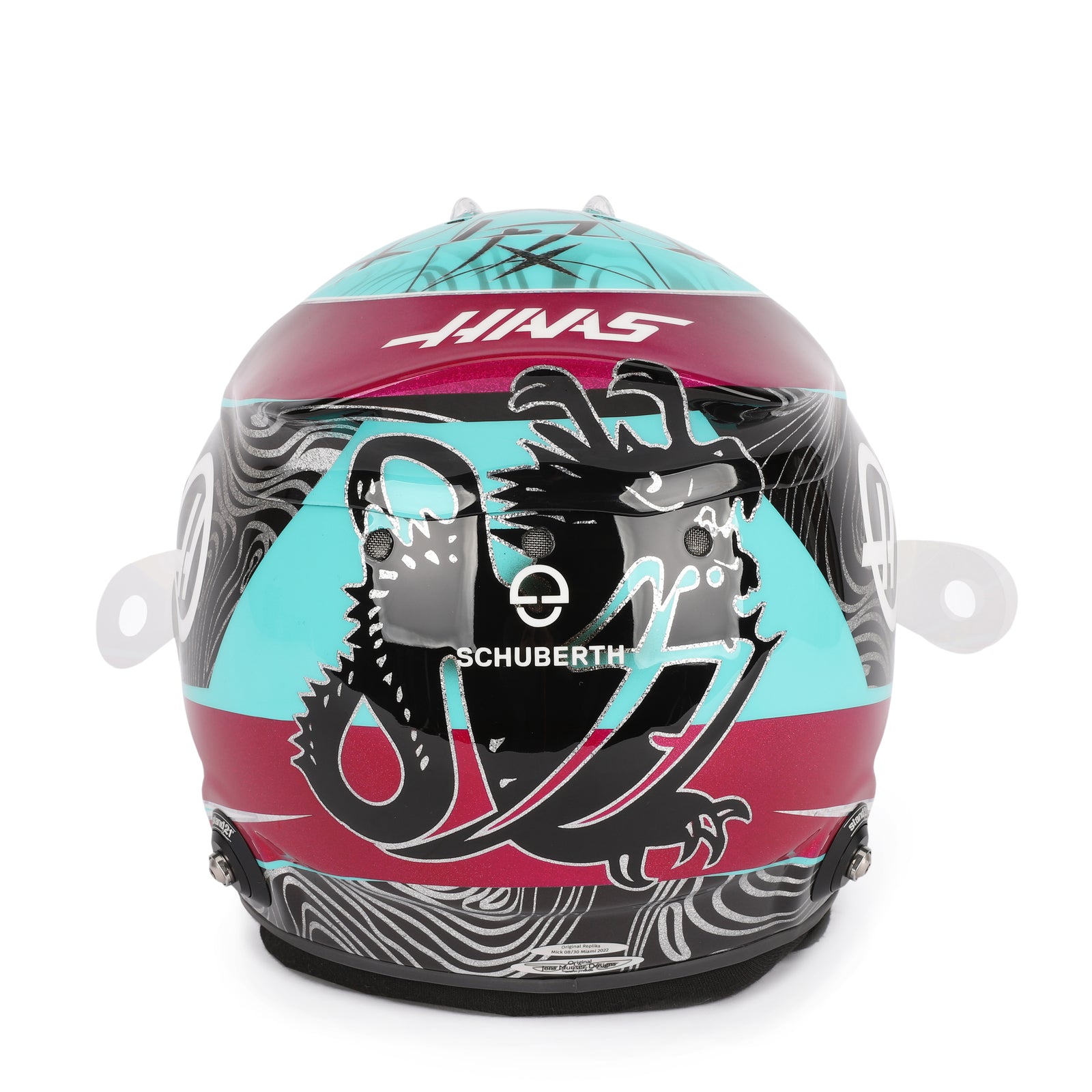 Officially Licensed Mick Schumacher 2022 Signed Replica Helmet – Miami GP