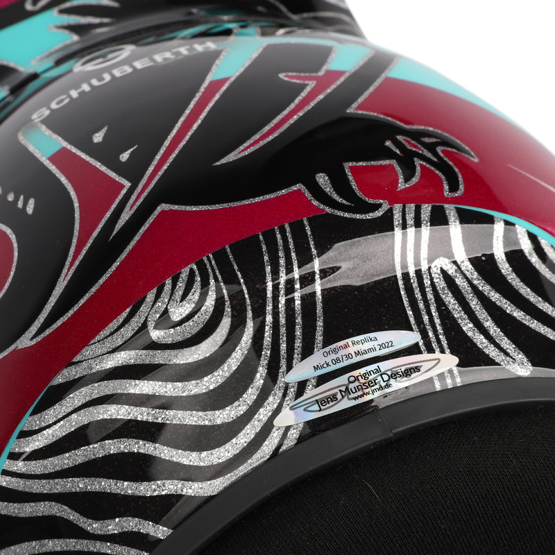 Officially Licensed Mick Schumacher 2022 Signed Replica Helmet – Miami GP