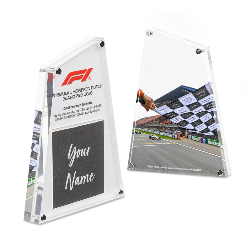 Dutch GP 2026 - Personalised F1® Flag