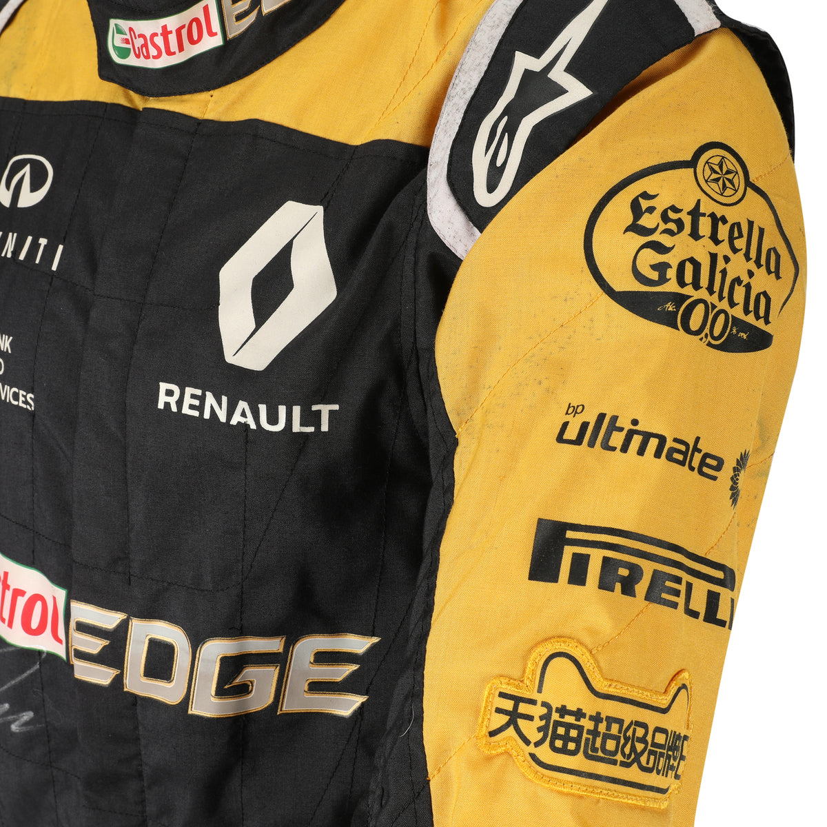 The Austin Auction LOT 010 - Nico Hülkenberg 2018 Signed Renault F1 Team Suit - Chinese GP