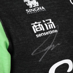 LOT 418 - Nico Hülkenberg Stake Sauber 2025 Signed Nomex